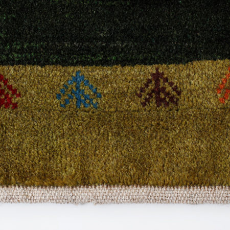 Green Qashqai Gabbeh Carpet
