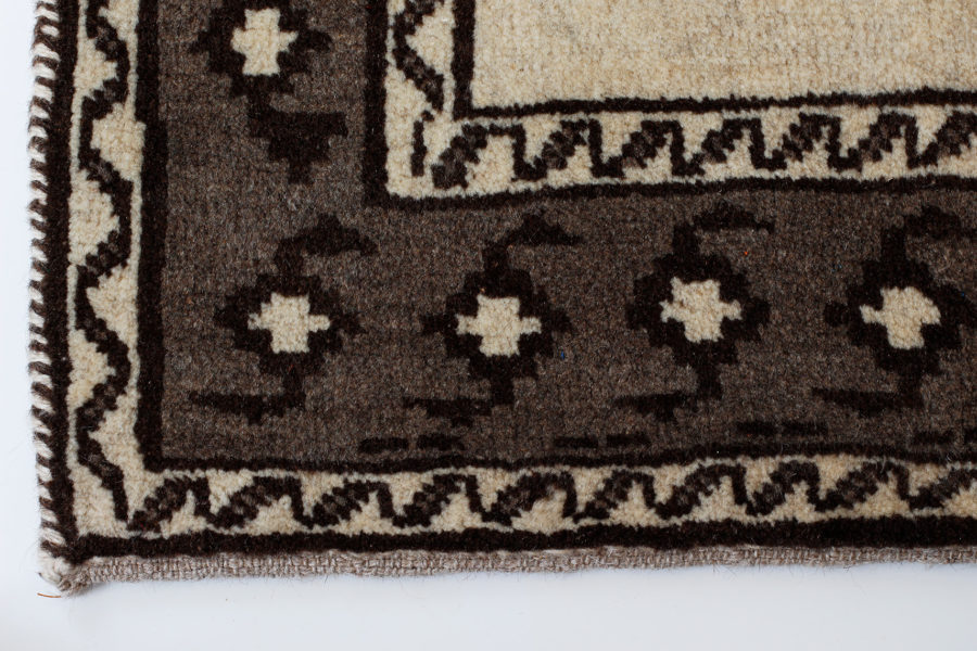 Undyed Beige Persian Gabbeh