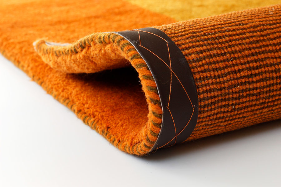 Handwoven Yellow Qashqai Gabbeh Rug Woven by Rezvan - Image 4