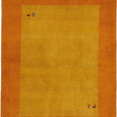 Yellow-Orange Qashqai Gabbeh