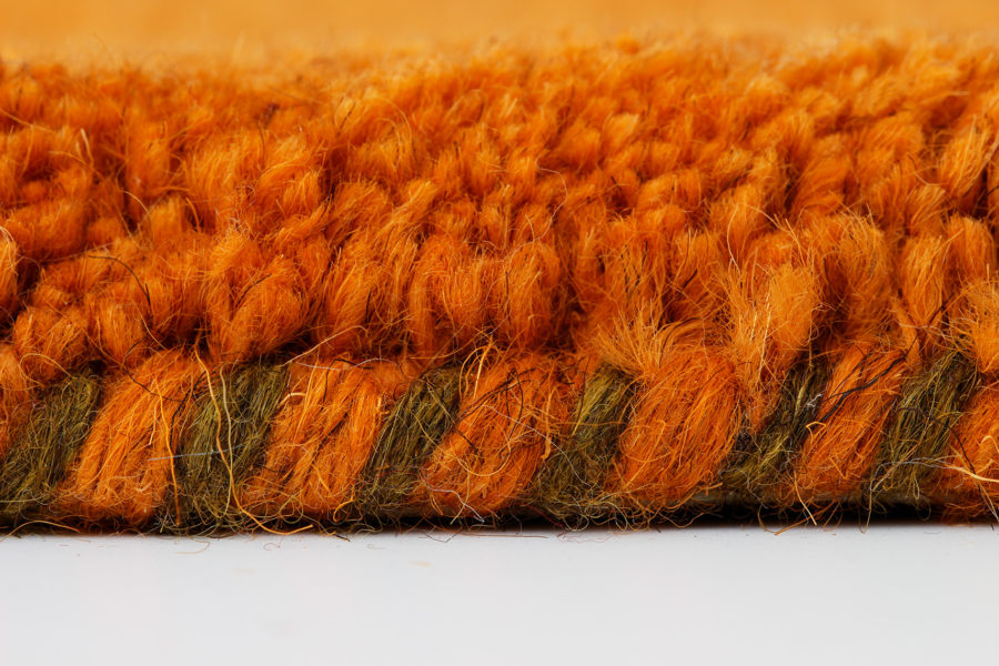 Handwoven Yellow Qashqai Gabbeh Rug Woven by Rezvan - Image 3