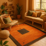 gabbeh in bohemian interior