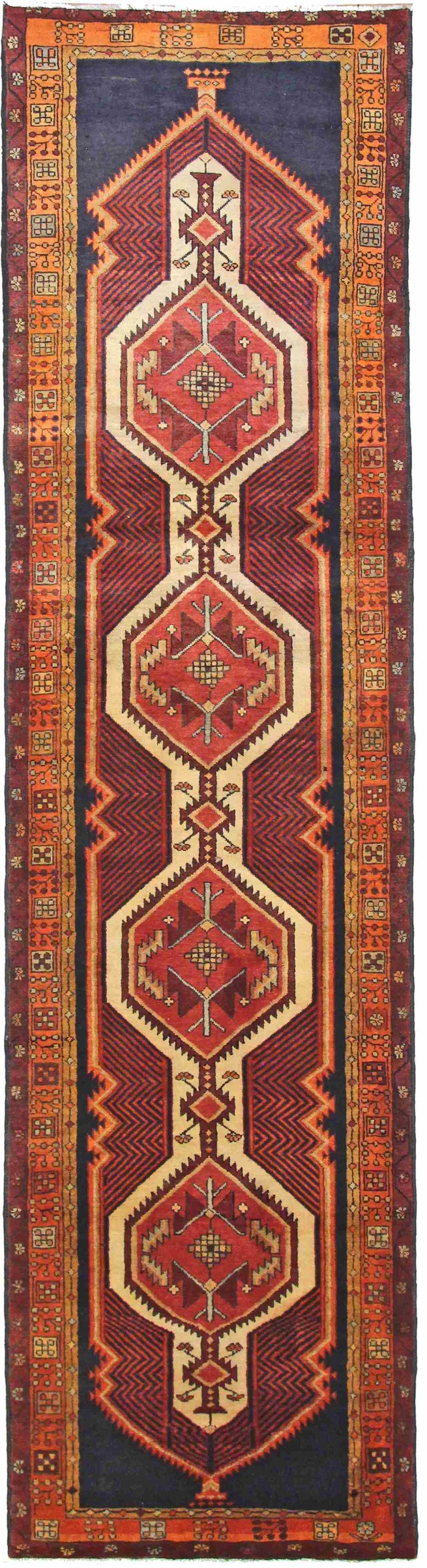 Tapis persan azerbaïdjanais noué à la main
