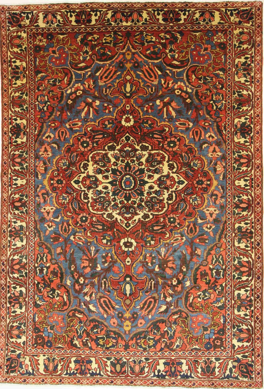 Tapis persan Bakhtiar noué à la main