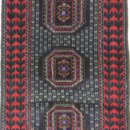 Hand-knotted Persian Baluch carpet