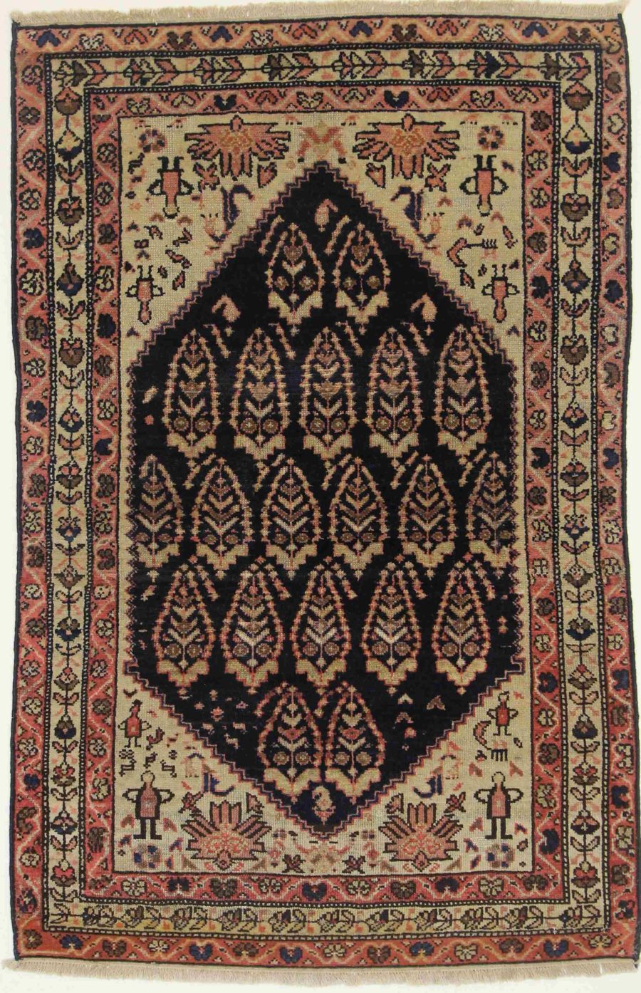 Hand-knotted Persian Borujerd carpet