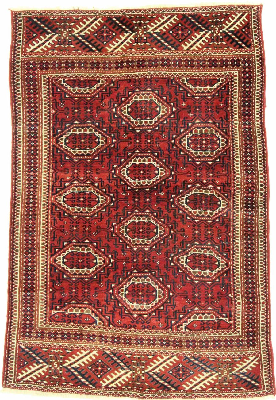 Handgeknoopt Perzisch Bukhara tapijt
