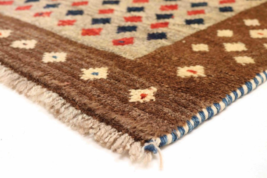 Tapis persan Gabbeh noué à la main