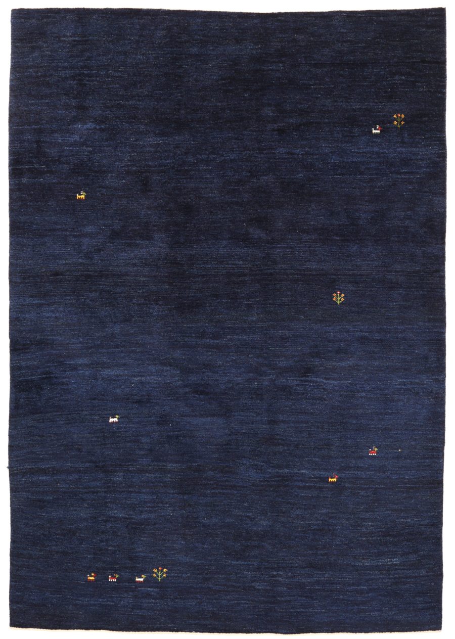 Hand-knotted Persian Gabbeh carpet
