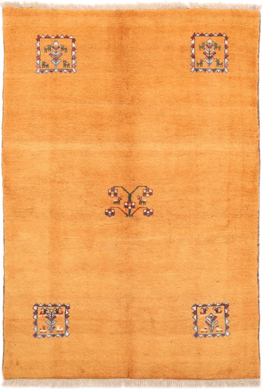 Handgeknüpfter persischer Gabbeh-Teppich