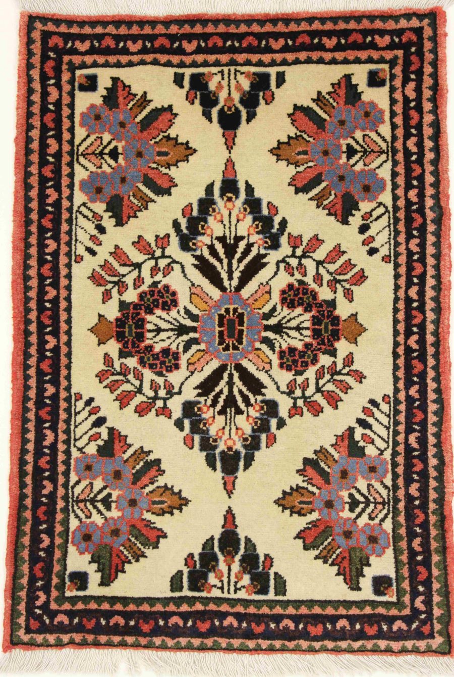 Hand-knotted Persian Hamadan carpet