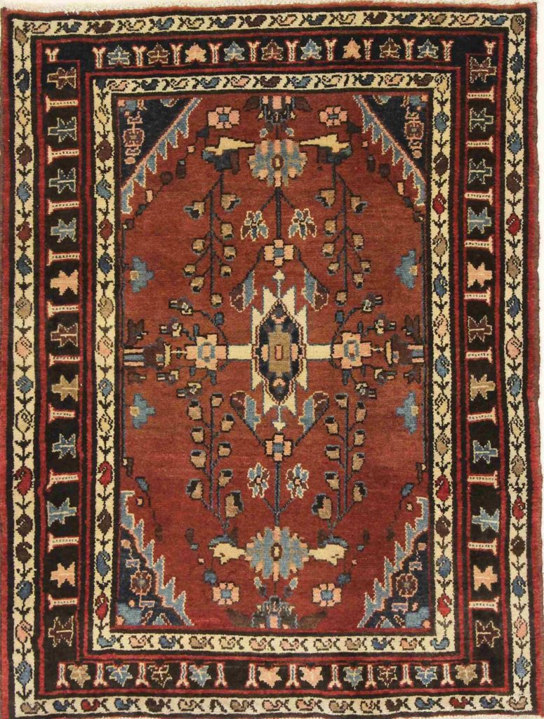Tapis Persan Hamadan fait main 203x134cm