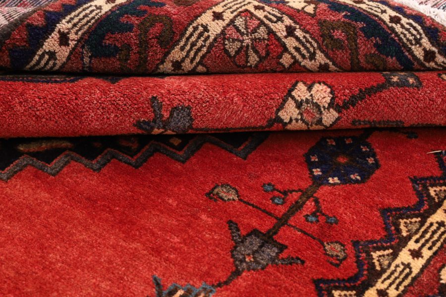 Hand-knotted Persian Hamadan carpet