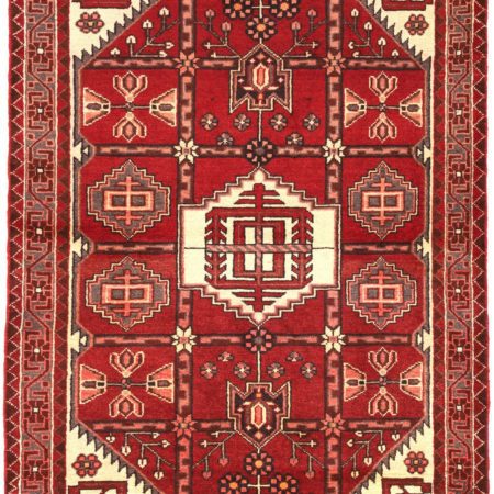 Hand-knotted Persian Hamadan carpet