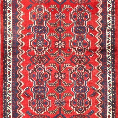 Tapis persan Hamadan noué à la main