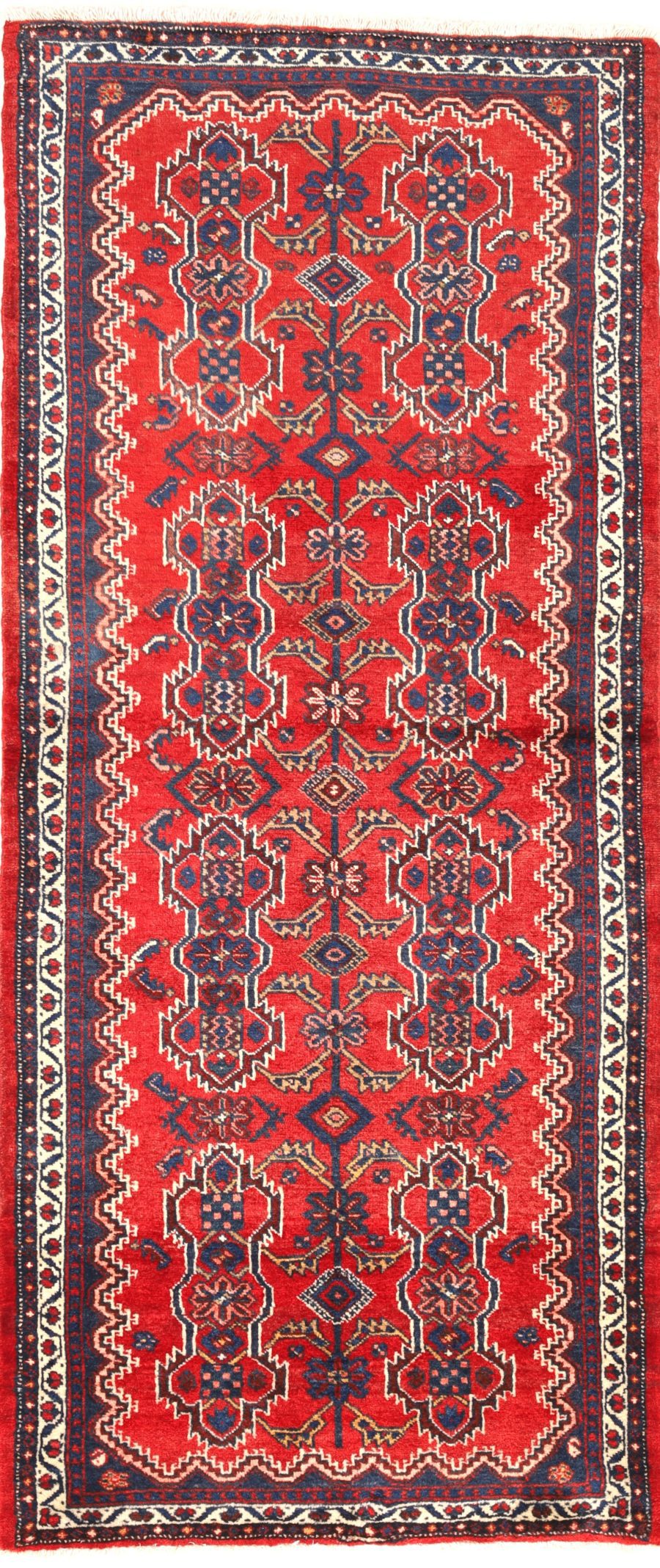 Hand-knotted Persian Hamadan carpet