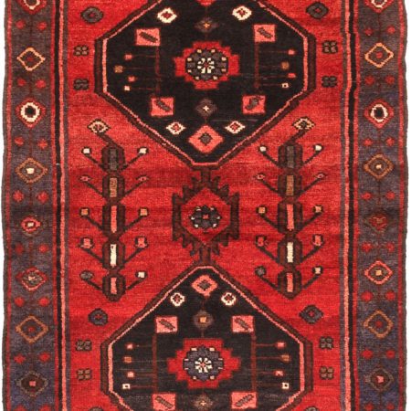 Tapis persan Hamadan noué à la main