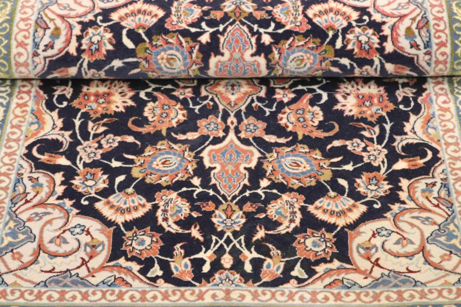 Hand-knotted Persian Isfahan carpet