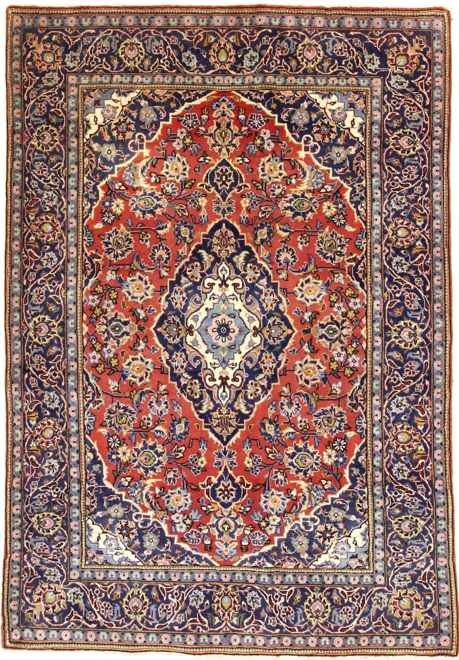 Handgeknoopt Perzisch Kashan tapijt