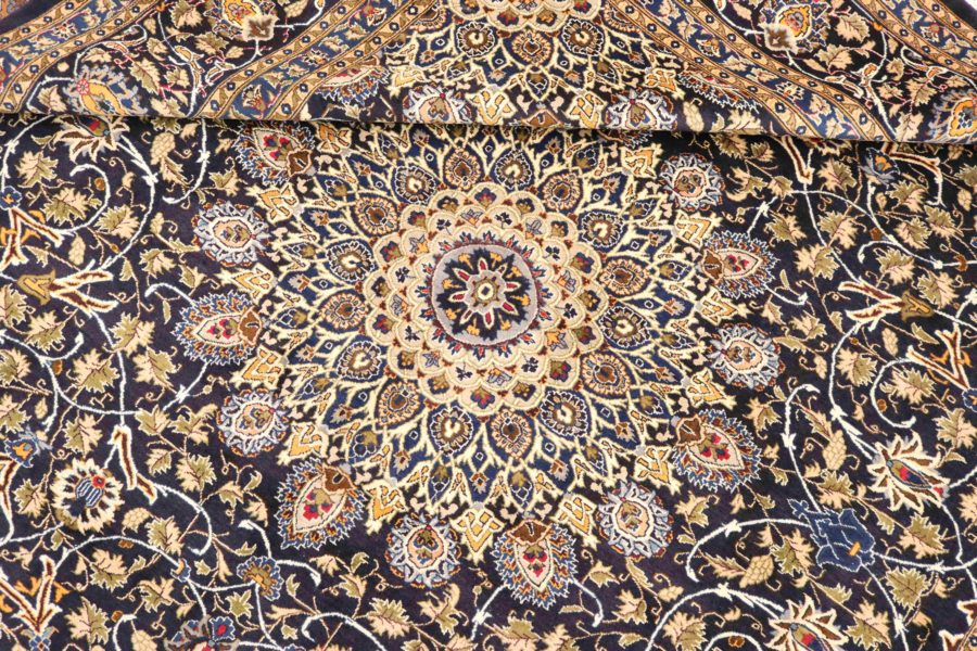 Hand-knotted Persian Kashmar carpet