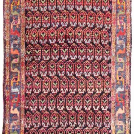 Tapis persan Malayer noué à la main