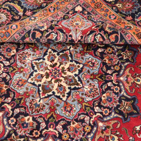 Tapis persan Mashad noué à la main