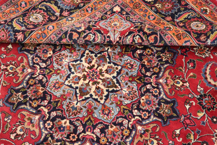 Tapis persan Mashad noué à la main
