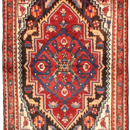 Tapis persan Nahavand noué à la main