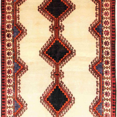 Tapis persan Qashqai noué à la main