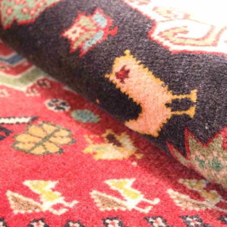 Tapis persan Qashqai noué à la main