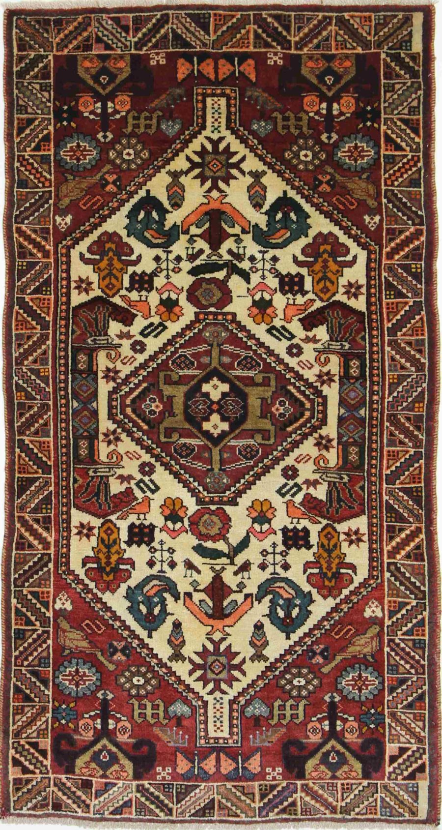 Handgeknüpfter persischer Gaschgai-Teppich