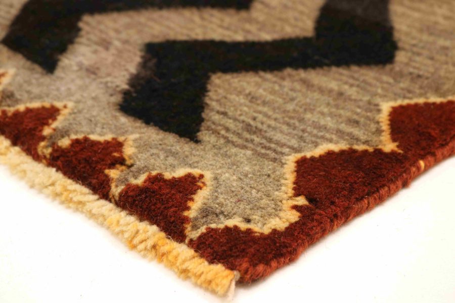 Hand-knotted Persian Qashqai carpet