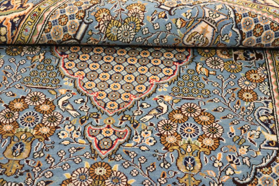 Tapis persan Qom noué à la main