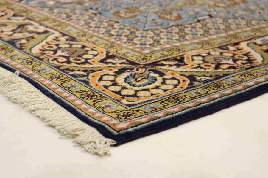 Tapis persan Qom noué à la main
