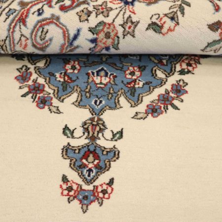 Hand-knotted Persian Qom carpet