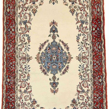 Hand-knotted Persian Qom carpet