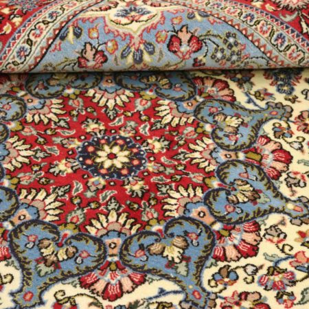 Hand-knotted Persian Qom Kork carpet