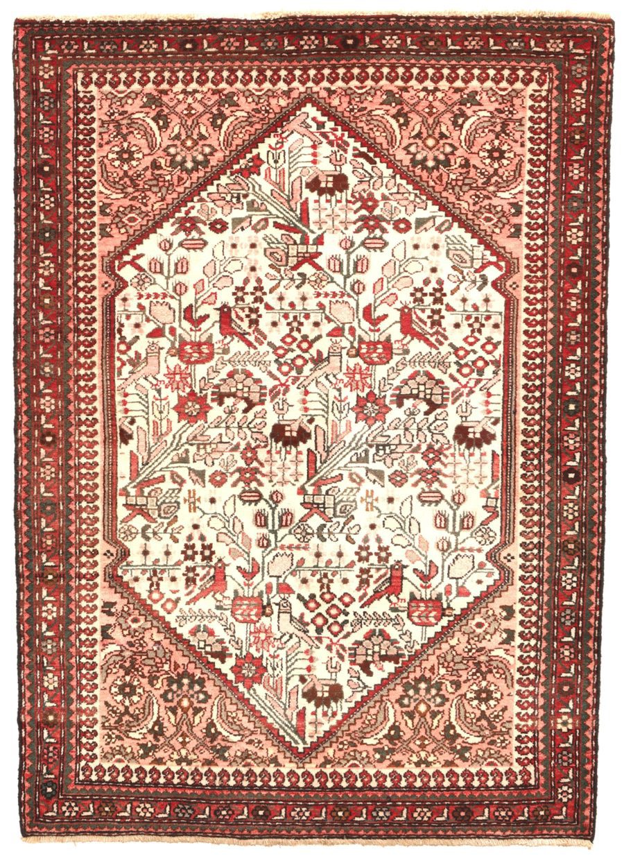 Tapis persan Rudbar noué à la main