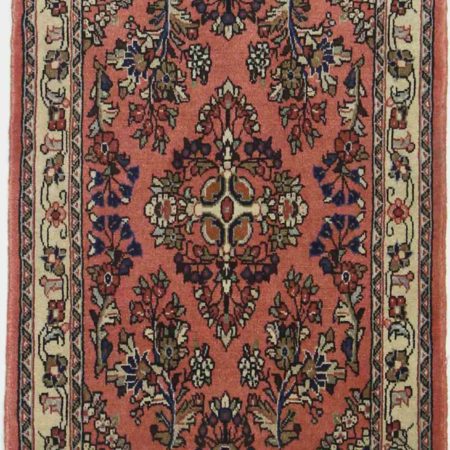 Tapis persan Sarouk noué à la main