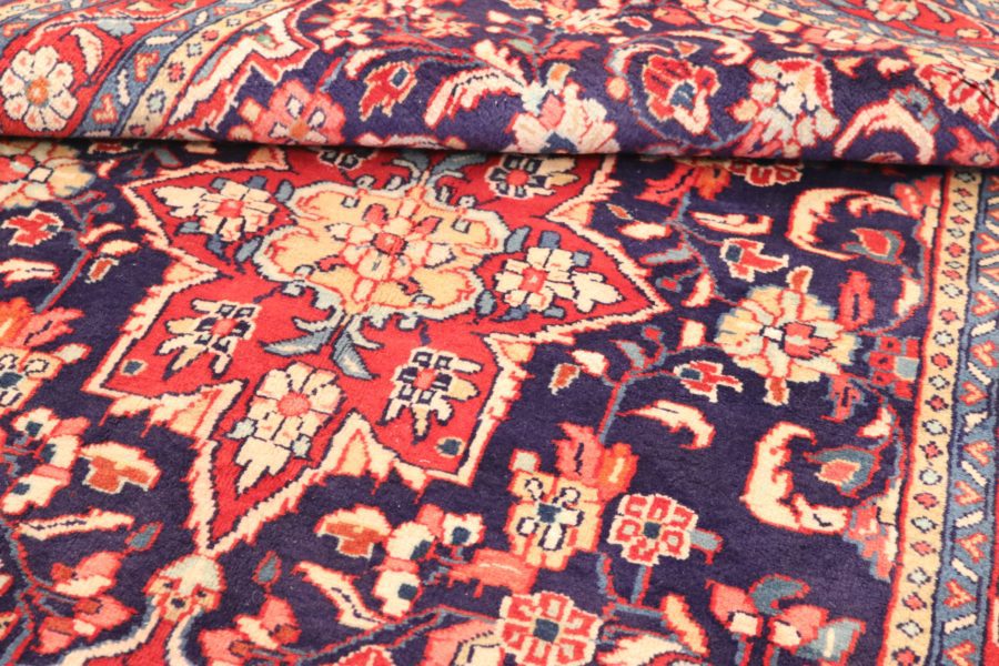 Tapis persan Sarouk noué à la main