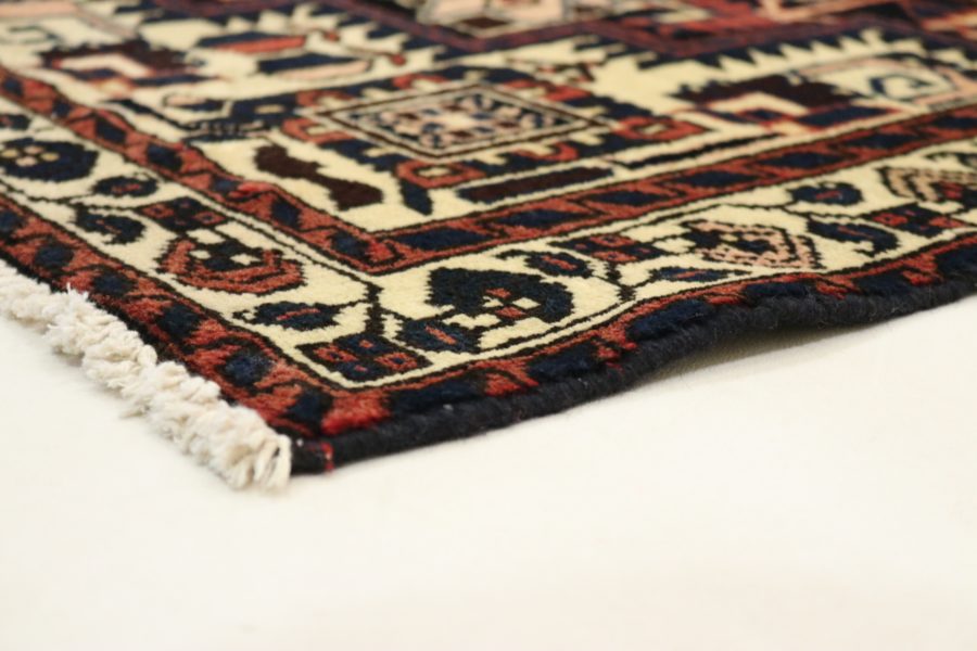Hand-knotted Persian Saveh carpet