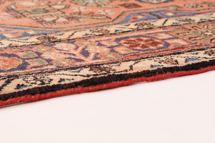 Hand-knotted Persian Saveh carpet
