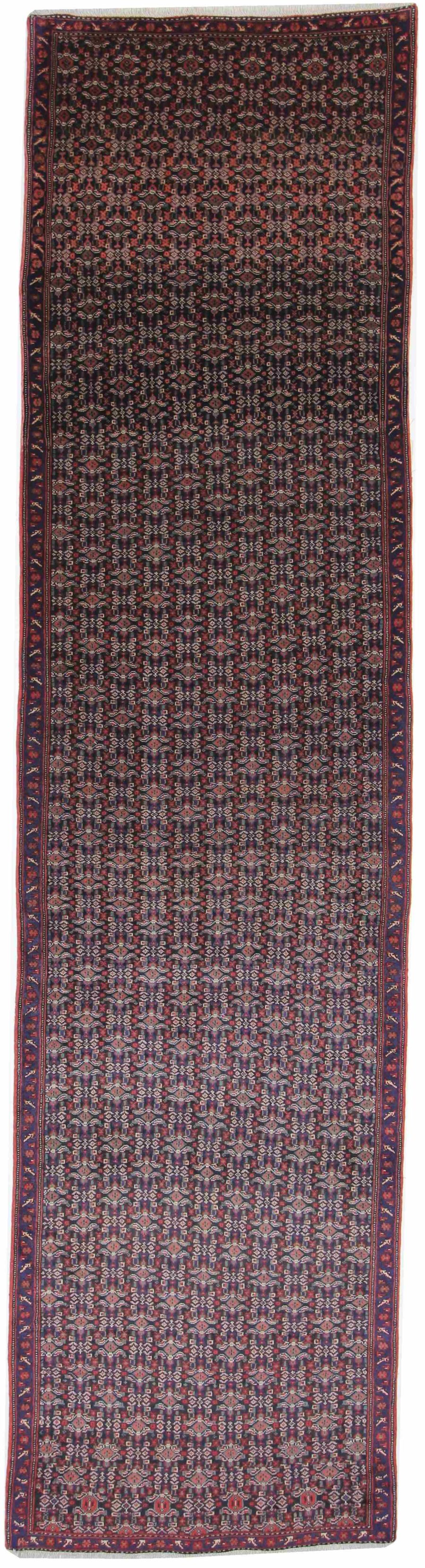 Handgeknüpfter persischer Senneh-Teppich