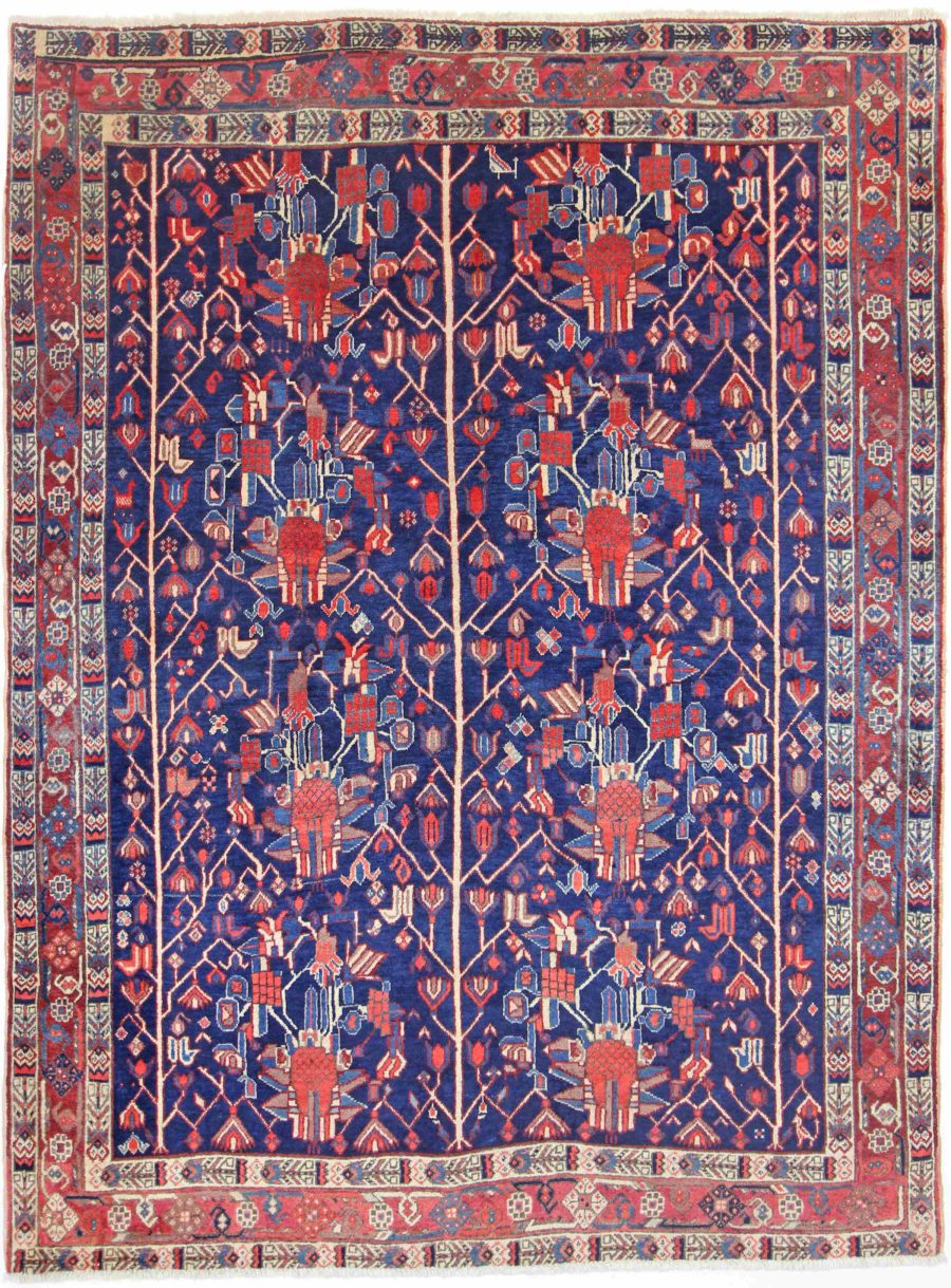 Tapis persan Shahrebabak noué à la main