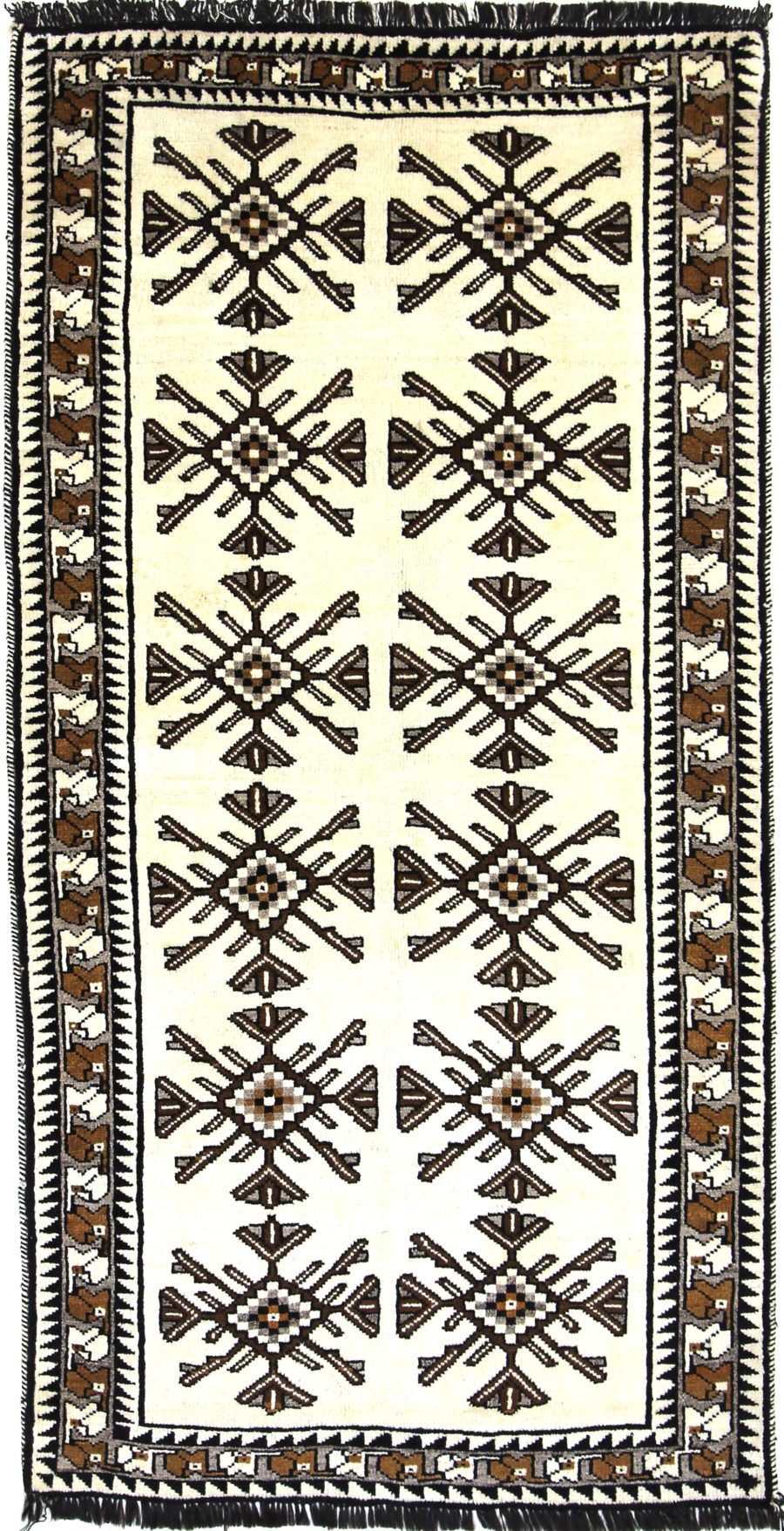 Handgeknüpfter persischer Shiraz-Teppich
