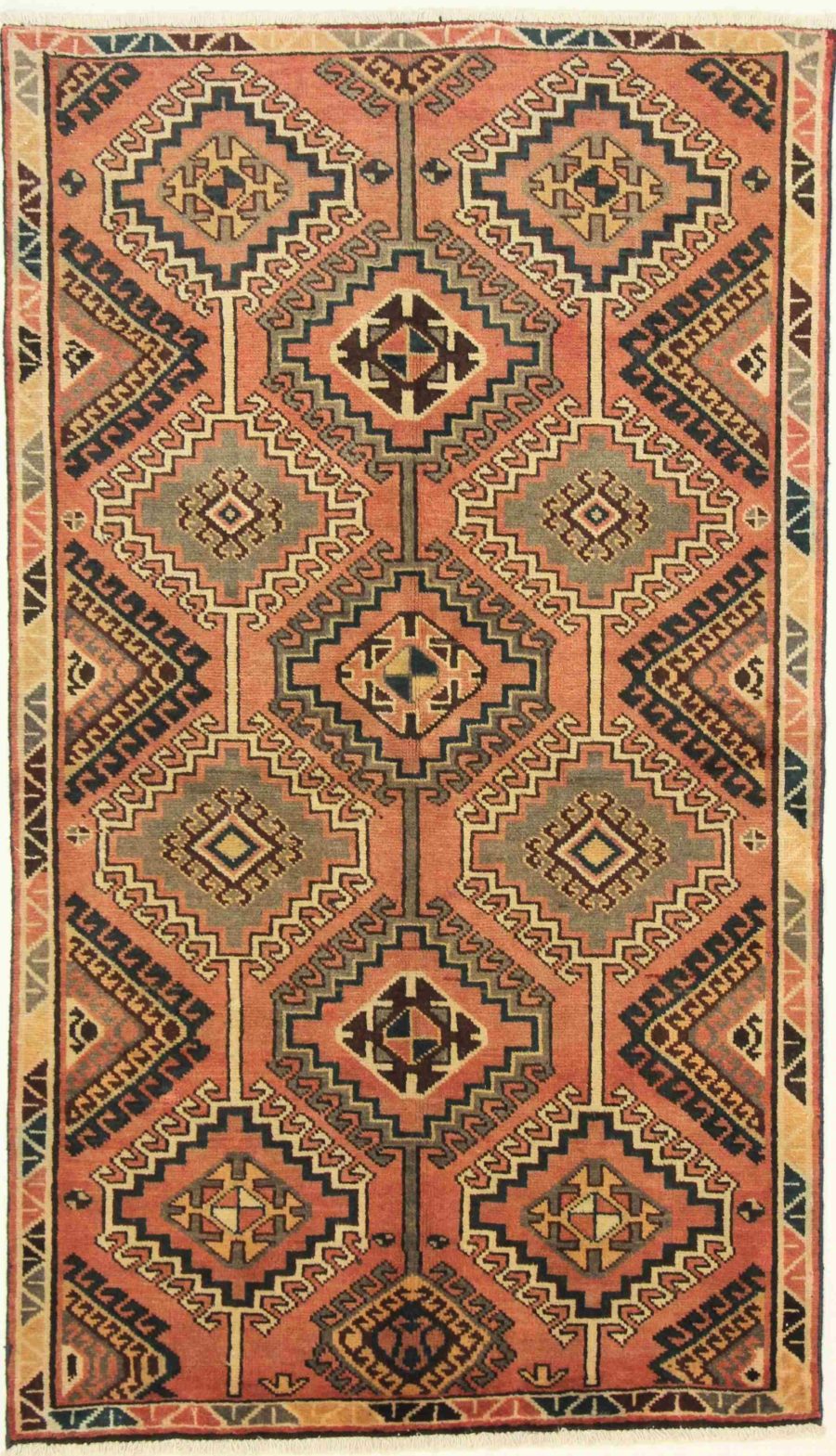 Hand-knotted Persian Shiraz carpet