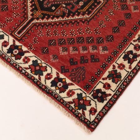 Hand-knotted Persian Shiraz carpet