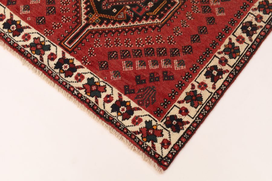 Hand-knotted Persian Shiraz carpet