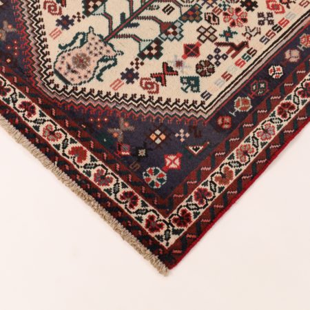 Hand-knotted Persian Shiraz carpet