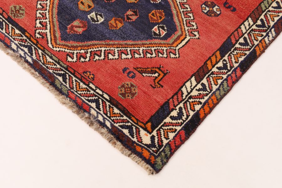 Hand-knotted Persian Shiraz carpet